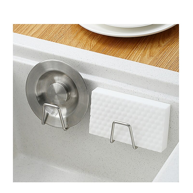 Household Stainless Steel Perforated Rag Drain Rack Sink Kitchen