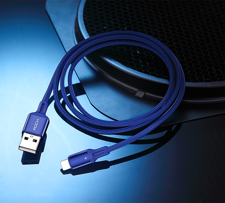 iPhone Charger 3.3ft 6.6ft ROCK Lightning Cable iPhone Charging Cord 2.4A Fast Charging Nylon Braided USB Cable Compatible with iPhone 14 Pro Max 13 Pro 12 11 XS Max 8 Plus 7 2025 - $12.99 –P13