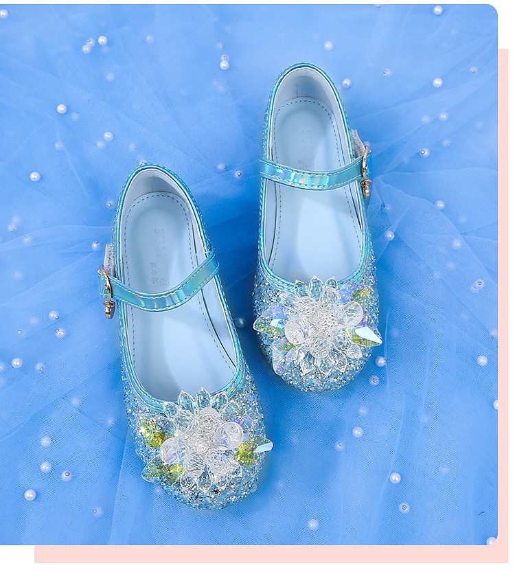 Mädchen Flache Schuhe Flach, Ballerina Schuhe für das Blumenmädchen Prinzessin Schuhe Leder PU Tragbar Gehen Hochzeit Abendschuhe Kleine Kinder (4-7 Jahre) Große Kinder (ab 7 Jahren) Alltag Party 2025 - $42.99 –P9