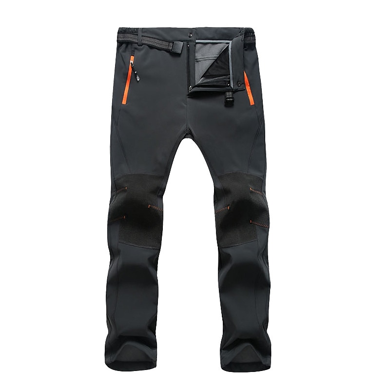 Herr Vandringsbyxor Fleecefodrade byxor Softshell-byxor Vinter Utomhus Håller värmen Vindtät Vattenavvisande Multi Pocket Underdelar Elastisk midja Ficka med blixtlås Herrgrå Armégrön Jakt Skidåkning 2025 - $29.99 –P20