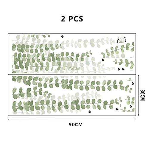 Removable Green Plant Wall Stickers DIY Green Leaves Wall Decals Hanging Tree Vine Wall Decor for Living Room Kids Girls Baby Bedroom Office Nursery Home Walls Decoration 30x90cm 2025 - $9.49 –P3