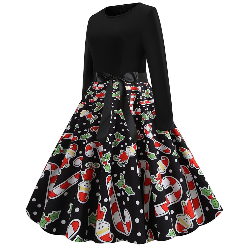 père Noël Robe de Noël Robe De Noël Fantaisie Femme Noël Nouvel an la veille de Noël 1950s Noël Adulte Soirée Noël Réveillon du nouvel an Robe de 2025 ? $21.99 –P2