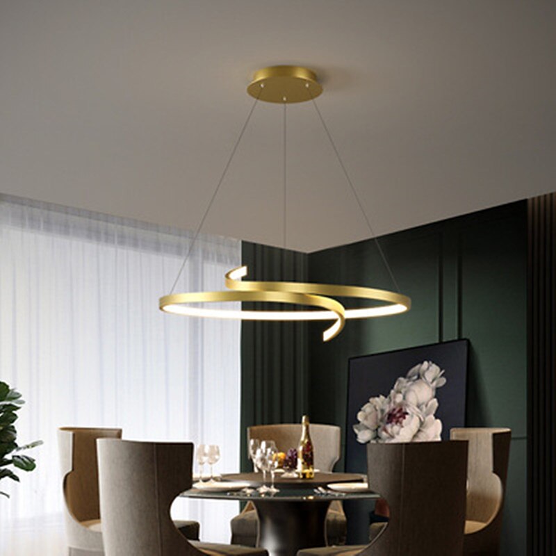 lampada a sospensione a led semplice creativo personalizzato geometria lampadario ristorante lampada nordico postmoderno bar caffetteria lampada studio lampada da ufficio del 2025 a $349.89 –P6
