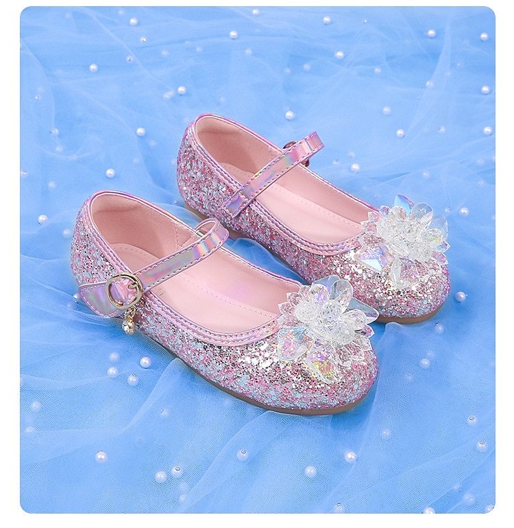 Mädchen Flache Schuhe Flach, Ballerina Schuhe für das Blumenmädchen Prinzessin Schuhe Leder PU Tragbar Gehen Hochzeit Abendschuhe Kleine Kinder (4-7 Jahre) Große Kinder (ab 7 Jahren) Alltag Party 2025 - $42.99 –P5