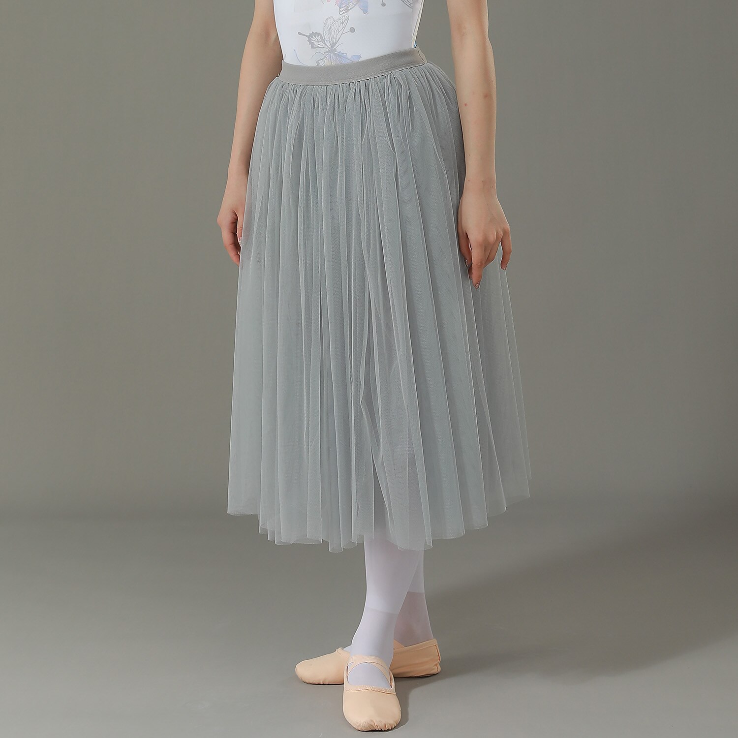Breathable Ballet Skirts Ballroom Solid Tulle Women's Training Performance High Polyester Chiffon 2025 - $14.99 –P3