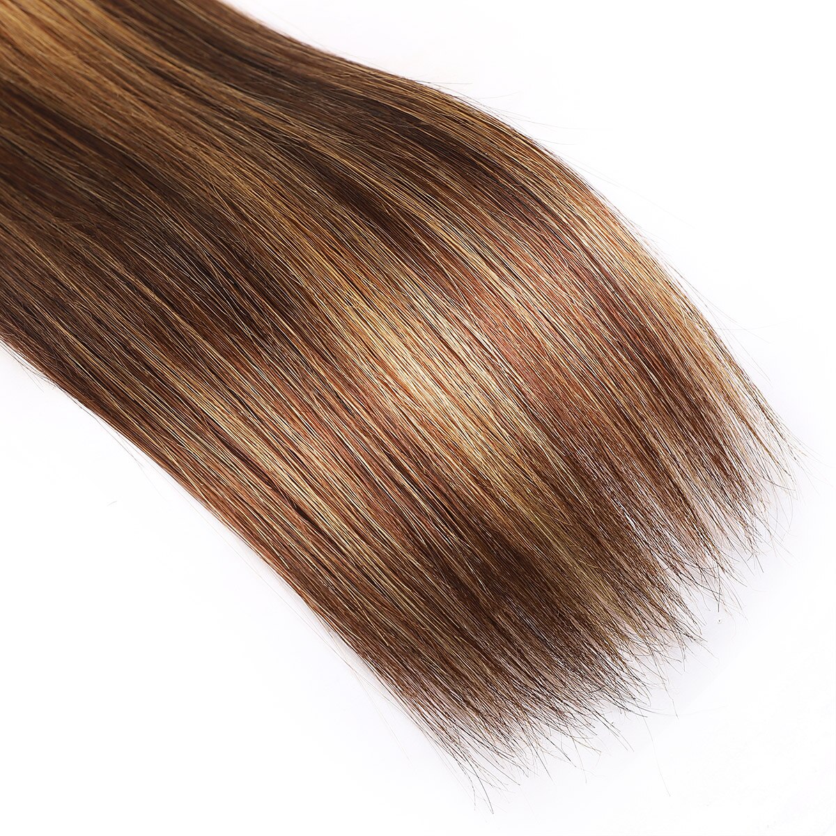 melír svazky vlasů panenské rovné lidské vlasy 3 svazky ombre medová blond p4/27 barva 2025 - $124.99 –P6