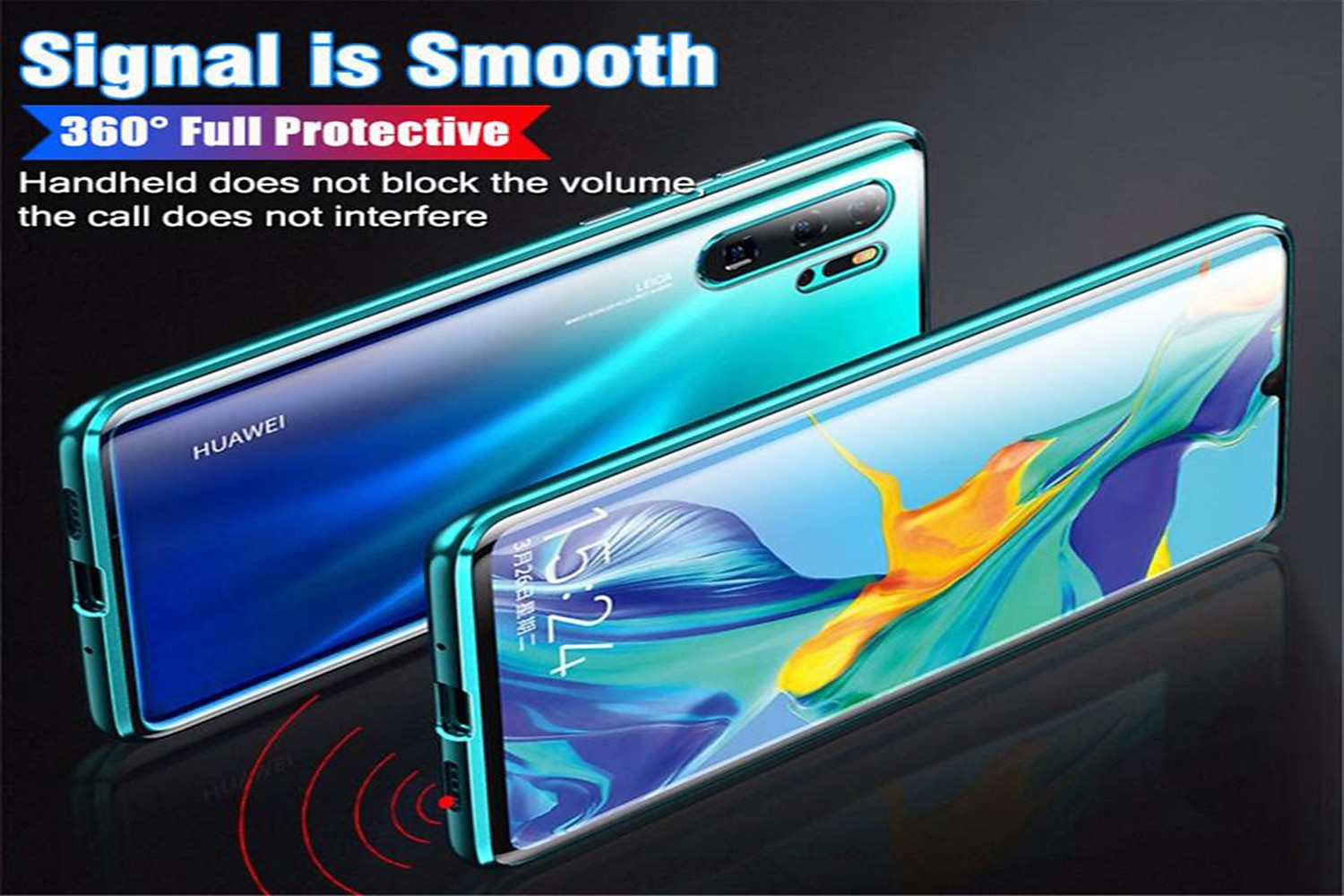 телефон Кейс для Назначение Huawei P40 Pro P30 Pro P20 Pro Huawei Mate 20 pro Магнитный адсорбционный футляр Двусторонний Изогнутый экран Сопротивление падению с четырех углов Прозрачный Однотонный 2025 - $18.99 –P4