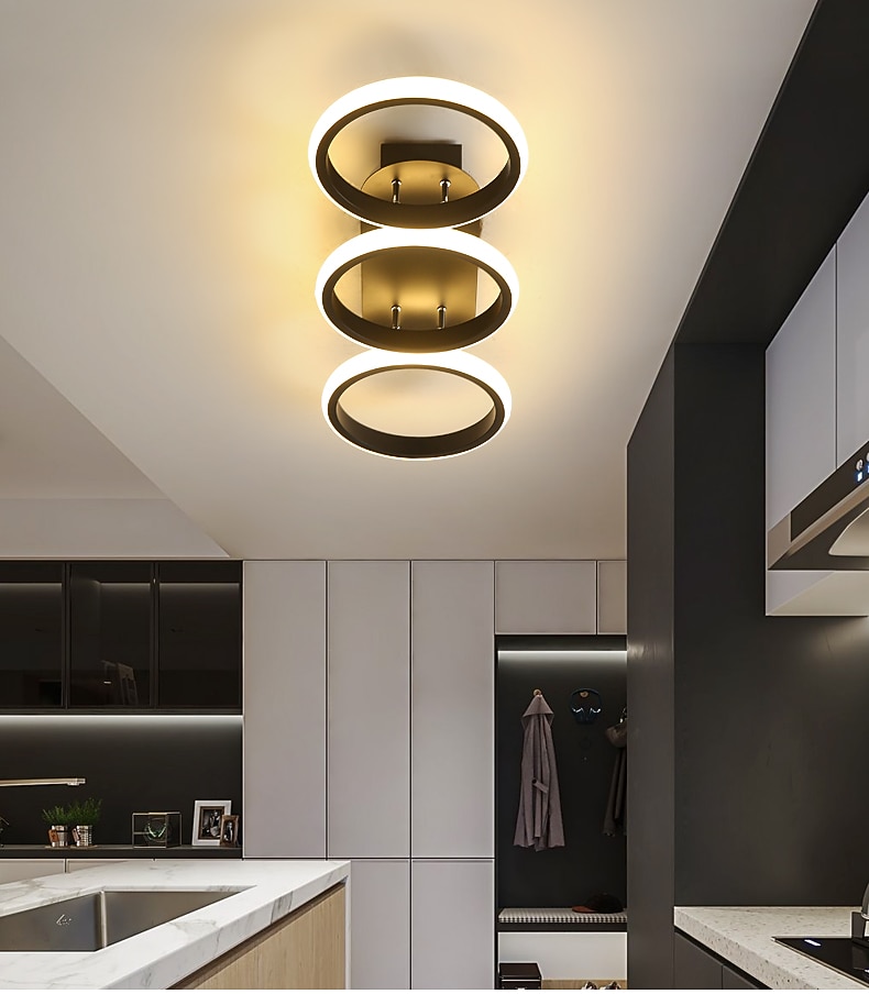 LED Deckenleuchte 34,5 52,5 cm Cluster Design Square Line Design Einbauleuchten Aluminium Vintage Style Metall Linear lackierte Oberflächen LED Vintage 220-240V 2025 - $138.99 –P1