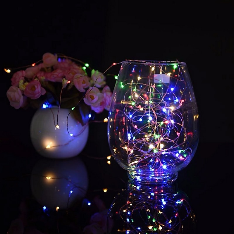 30 PCS 12PCS 6PCS Fairy Lights Battery Operated (Included) 600LED 240LED 120LED Mini String Lights Waterproof Copper Wire Firefly Starry Lights for Halloween Party Christmas Festivals Decorations 2025 - $10.99 –P9