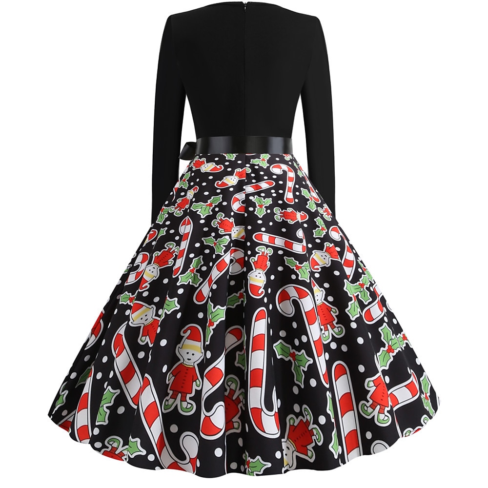 père Noël Robe de Noël Robe De Noël Fantaisie Femme Noël Nouvel an la veille de Noël 1950s Noël Adulte Soirée Noël Réveillon du nouvel an Robe de 2025 ? $21.99 –P3