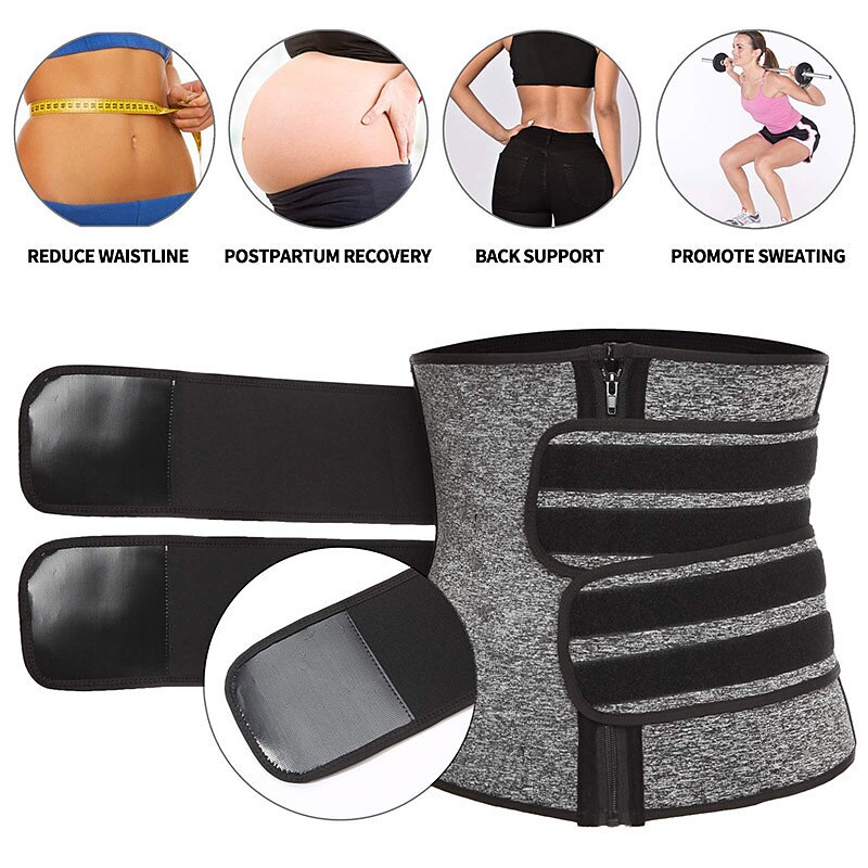 Women Men Waist Trainer Vest Body Shaper Neoprene Waist Trainer Shaper Slimming Belt Tummy Control For Fitness Home Workout Yoga 2025 - $13.19 –P3
