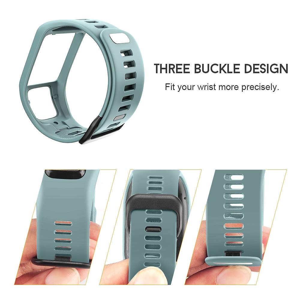 Watch Band for TomTom Adventure Golfer 2, Runner Spark 3/2 Cardio+Music Silicone Replacement  Strap Elastic Breathable Sport Band Wristband 2025 - $27.99 –P3