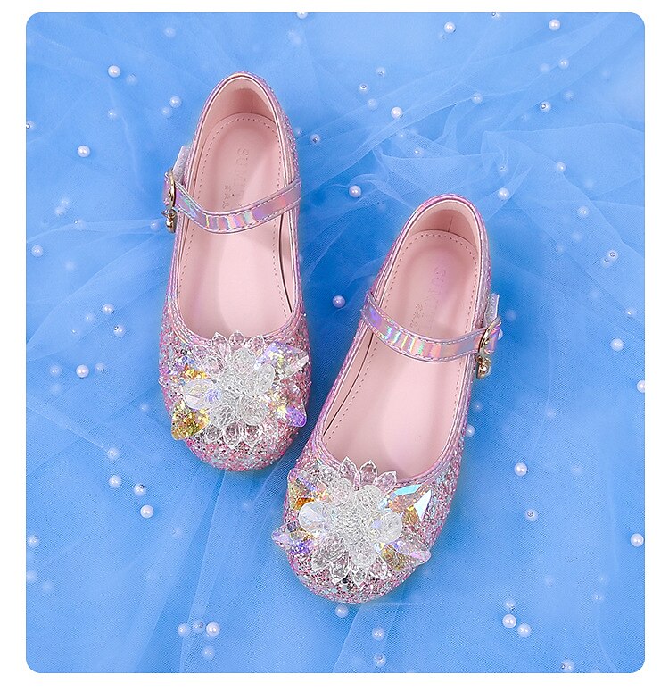 Mädchen Flache Schuhe Flach, Ballerina Schuhe für das Blumenmädchen Prinzessin Schuhe Leder PU Tragbar Gehen Hochzeit Abendschuhe Kleine Kinder (4-7 Jahre) Große Kinder (ab 7 Jahren) Alltag Party 2025 - $42.99 –P8