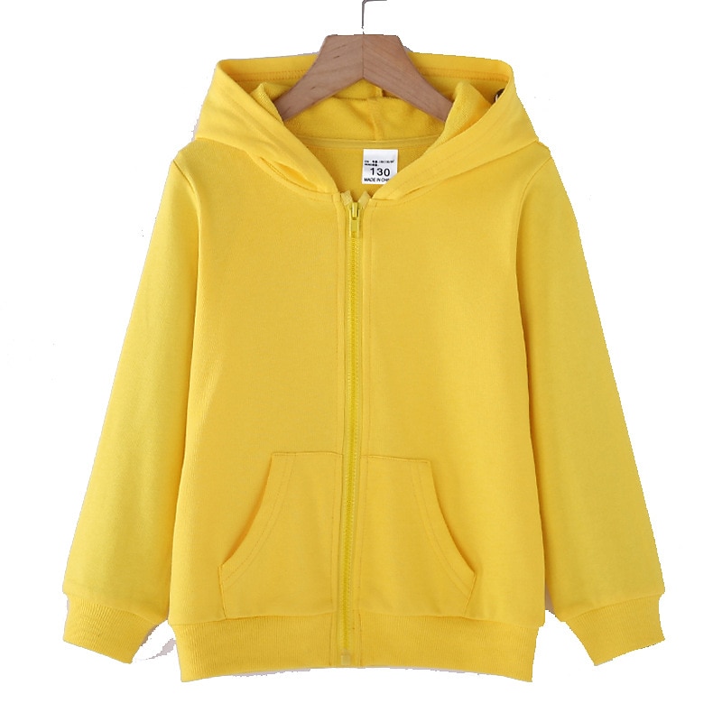 Barn Unisex Jakke Kappa Ytterkläder Slät Långärmad Ficka Täcka Gata Bomull Aktiv Grundläggande Svart Rodnande Rosa Gul Vinter Höst 3-13 år 2025 - $26.99 –P5