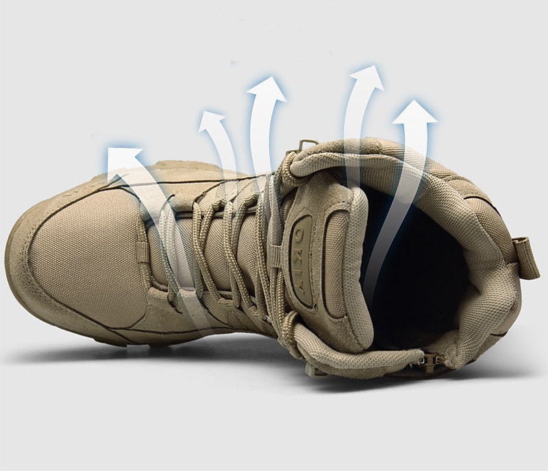 Men's Tactical Hiking Boots - Lightweight, Durable, Breathable Combat Boots for Outdoor Adventures 2025 - GBP £59 –P4