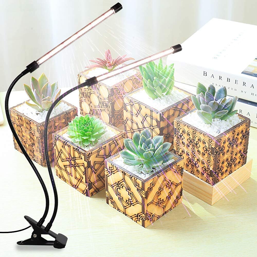 LED Grow Lights Dimmable Growing Light Fixture 10W 20W 30W with Plug for Desktop Plants Home Office Vegetable Greenhouse 20-40-60-80 LED Beads 1 Set 2025 - $39.11 –P6