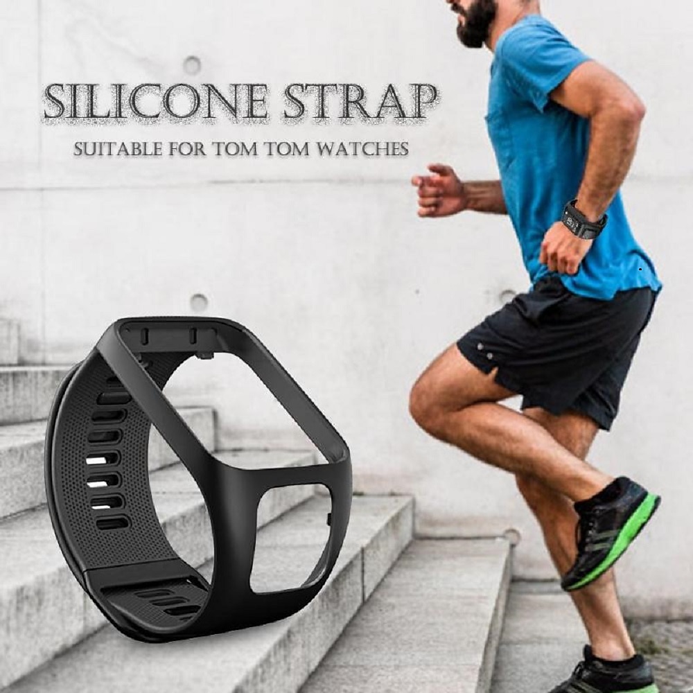 Watch Band for TomTom Adventure Golfer 2, Runner Spark 3/2 Cardio+Music Silicone Replacement  Strap Elastic Breathable Sport Band Wristband 2025 - $27.99 –P7