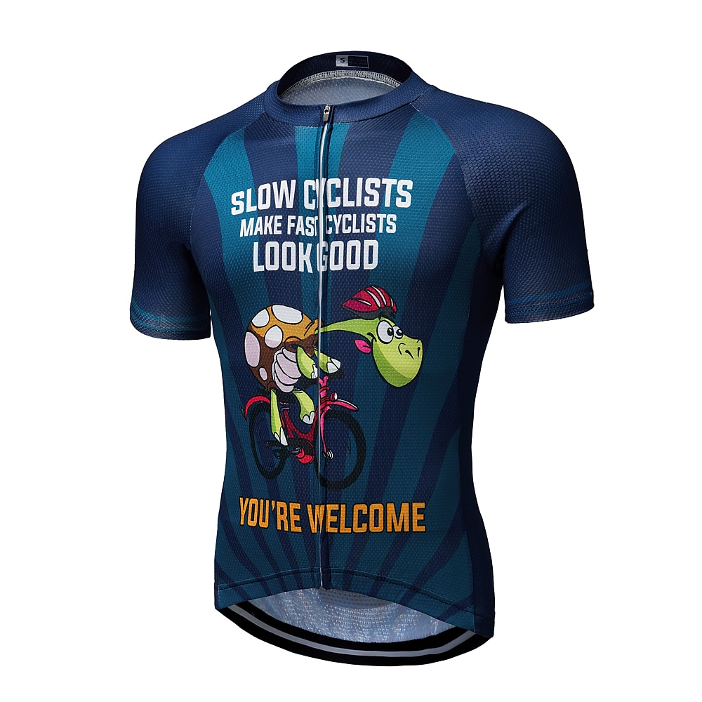 Ανδρικά Φανέλα ποδηλασίας Γραφική Με Μοτίβο Γράμμα & Αριθμός Κοντομάνικο Ποδήλατο Αθλητική μπλούζα Μπολύζες με 3 πίσω τσέπες Ποδηλασία Βουνού Ποδηλασία Δρόμου Γρήγορο Στέγνωμα Moale 2026 - $30.99 –P5