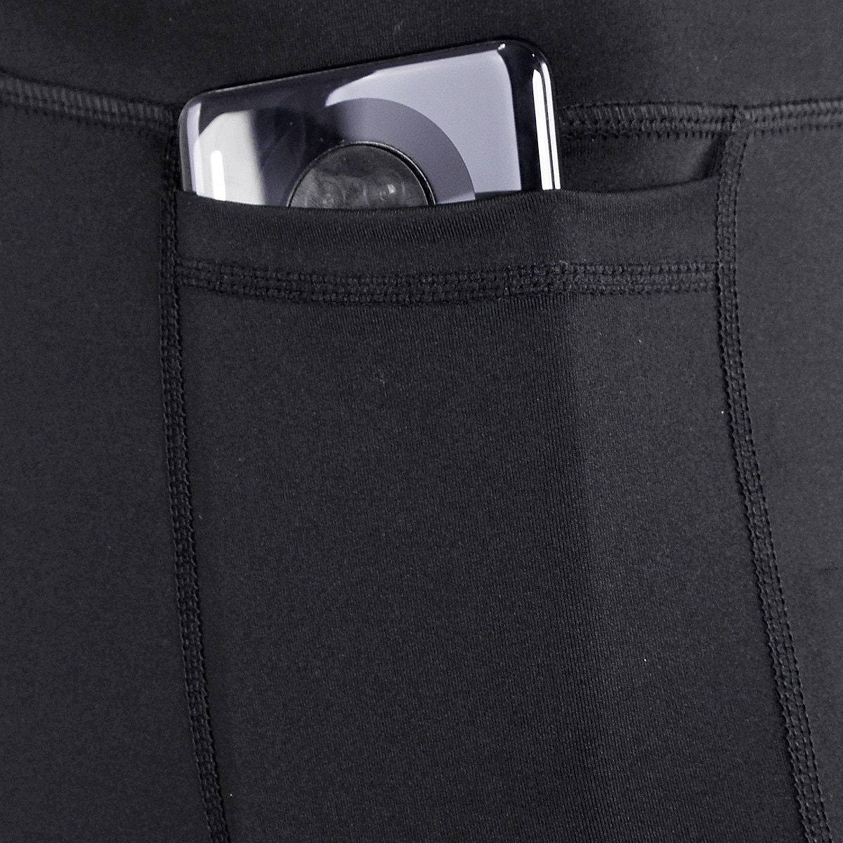 Муж. Компрессионные штаны Лосины для бега с карманом для телефона Основной слой Атлетический Одежда для спорта и отдыха Лето Весна Осень Зима Спандекс 4 2026 - $14.49 –P6