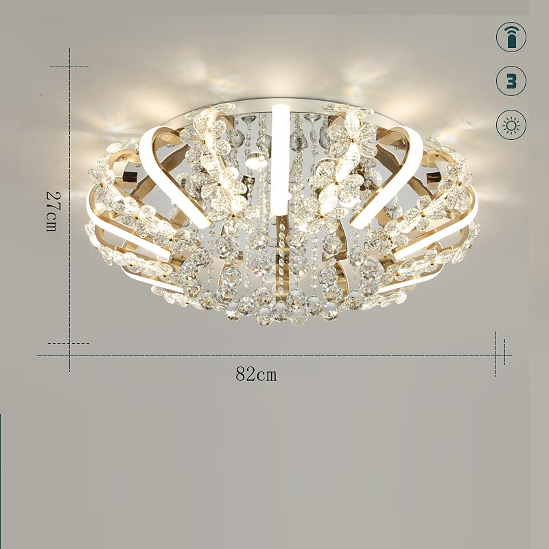 Φώτα οροφής 52cm 82cm led μοναδικής σχεδίασης πολυέλαιος χωνευτός φωτισμός ανοξείδωτος σκανδιναβικός στυλ 110-120v 220-240v 2025 - $773.99 –P10