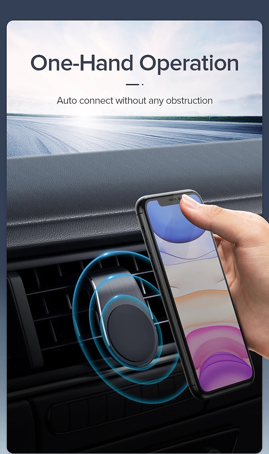 Metal Magnetic Car Phone Holder Mini Air Vent Clip Mount Magnet Mobile Stand For iPhone XS Max 11Pro Xiaomi SAMSUNG Galaxy Note10 Smartphones 2025 - $14.99 –P2