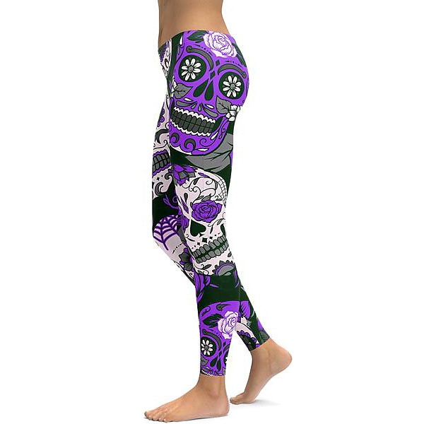 Retro Antiguo Punk y gótico Años 70 Polainas Pantalones de entrenamiento Calavera Cráneos Mujer Víspera de Todos los Santos Carnaval Mascarada Fiesta / Noche Despedida de Soltera Adulto Pantalones 2025 - $14.99 –P3