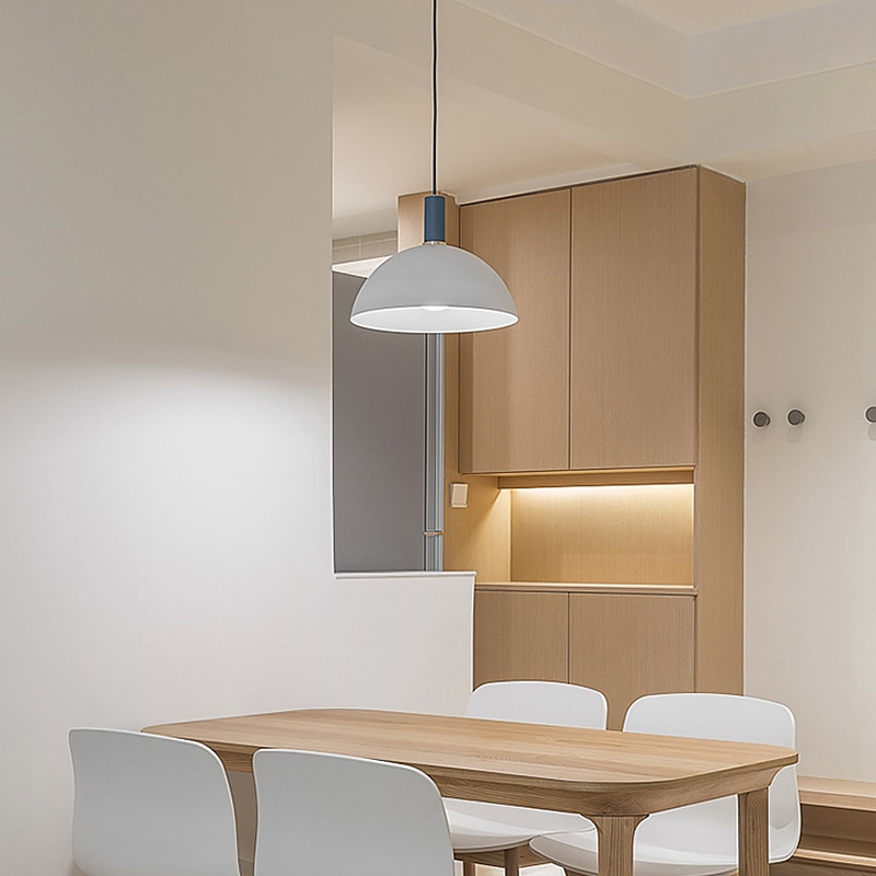 ledet pendellampe 35 cm enkelt design pendellampe metallmalte utførelser led nordic style 110-240 v 2025 - $229.99 –P3