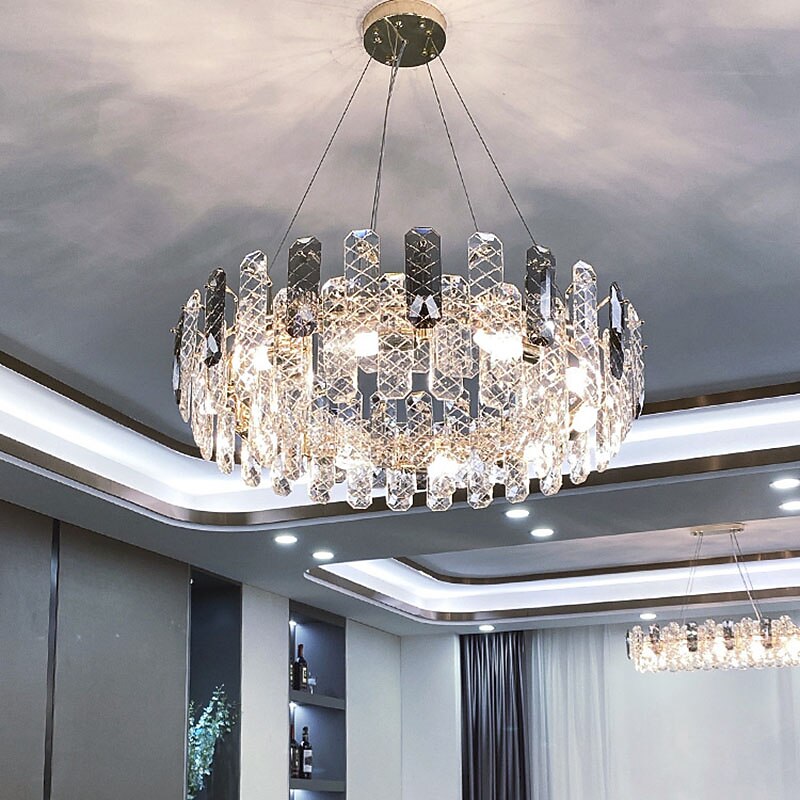 LED Pendant Lights 60 cm Pendant Lantern Design Chandelier Stainless Steel Electroplated Modern 110-240V 2025 - $1256.79 –P10