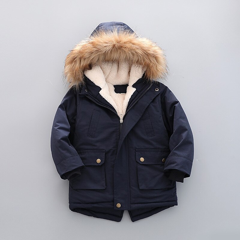 Kids Boys' Fleece Jacket Hoodie Jacket Outerwear Solid Color Long Sleeve Zipper Coat Outdoor Cotton Adorable Daily Yellow Pink Navy Blue Spring Fall 7-13 Years 2025 - $37.99 –P8