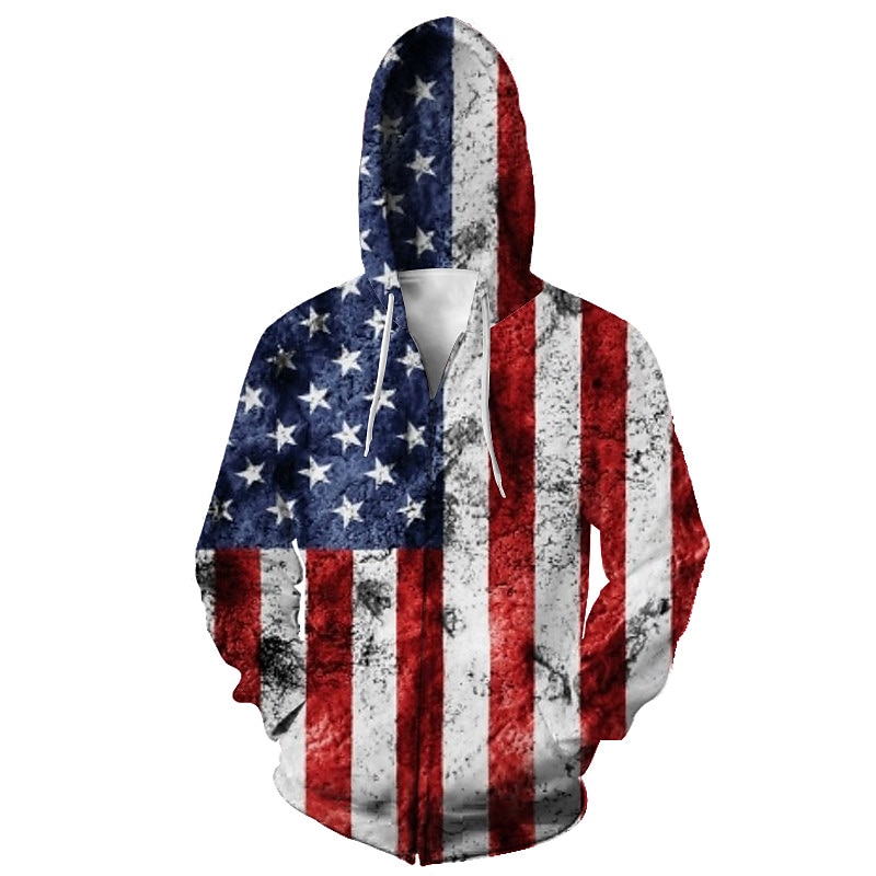 Homme Graphic Drapeau National Sweat à capuche Sweats à Capuche Sweat-shirt Sweat à capuche manche longue Sweat à capuche Capuche Vêtement de rue 3D effet Sport & Loisir Casual du quotidien Rouge de 2025 ? $27.99 –P2