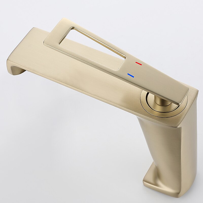 ברז אמבטיה בית חווה ידית אחת כיור כיור כיור ברז כרום/שחור/אפור/זהב זמין 2025 - $145.99 –P13