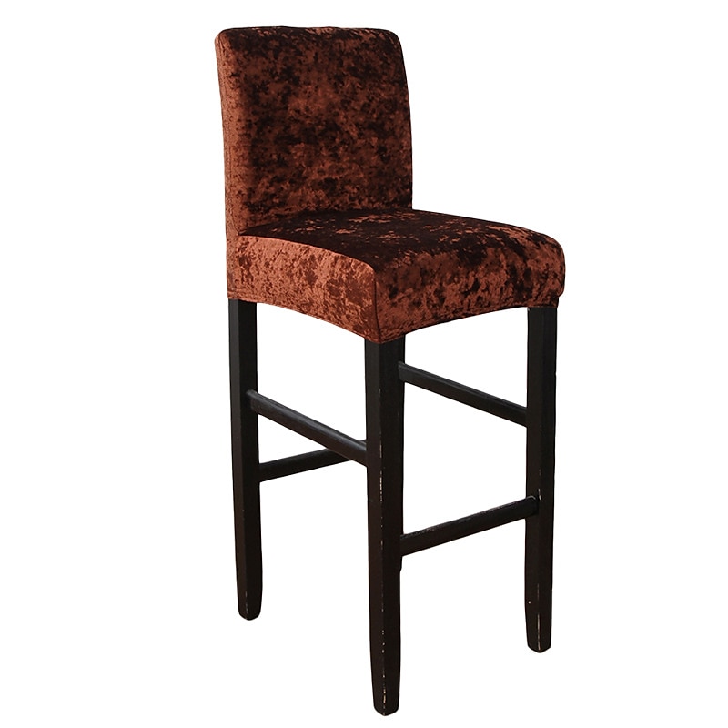 Velvet Bar Stool Covers Stretch, Burgundy Soft Non Slip Height Stool Covers with Elastic Bottom Removable Washable High Seat Chair Protectors for Dining Room Kitchen Barstool 2025 - $12.49 –P13