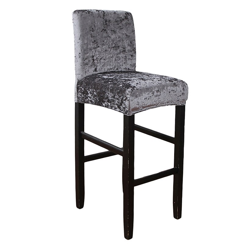 Velvet Bar Stool Covers Stretch, Burgundy Soft Non Slip Height Stool Covers with Elastic Bottom Removable Washable High Seat Chair Protectors for Dining Room Kitchen Barstool 2025 - $12.49 –P16