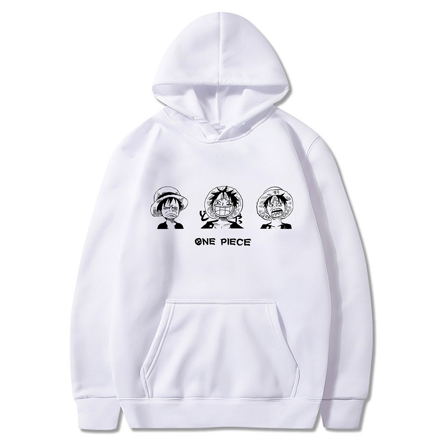 One Piece Monkey D Luffy Sudadera Animé Dibujos Anime Harajuku Gráfico Kawaii Para Pareja Hombre Mujer Adulto Vuelta al cole Estampado en caliente 2025 - $30.99 –P5