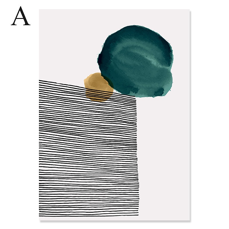 nástěnné umění plátno plakát malba umělecká díla obrázek abstraktní bytové dekorace výzdoba srolované plátno bez rámu nezarámované nenatažené 2026 - $17.99 –P5