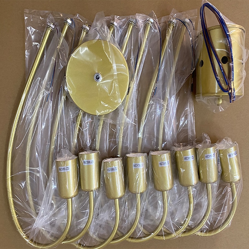 8 Köpfe LED Deckenleuchte nordischen Stil Gold Cluster Design Unterputz Lichter Metall Sputnik linear Mini lackiert Oberflächen moderne 110-120V 220-240V 2025 - $115.99 –P5