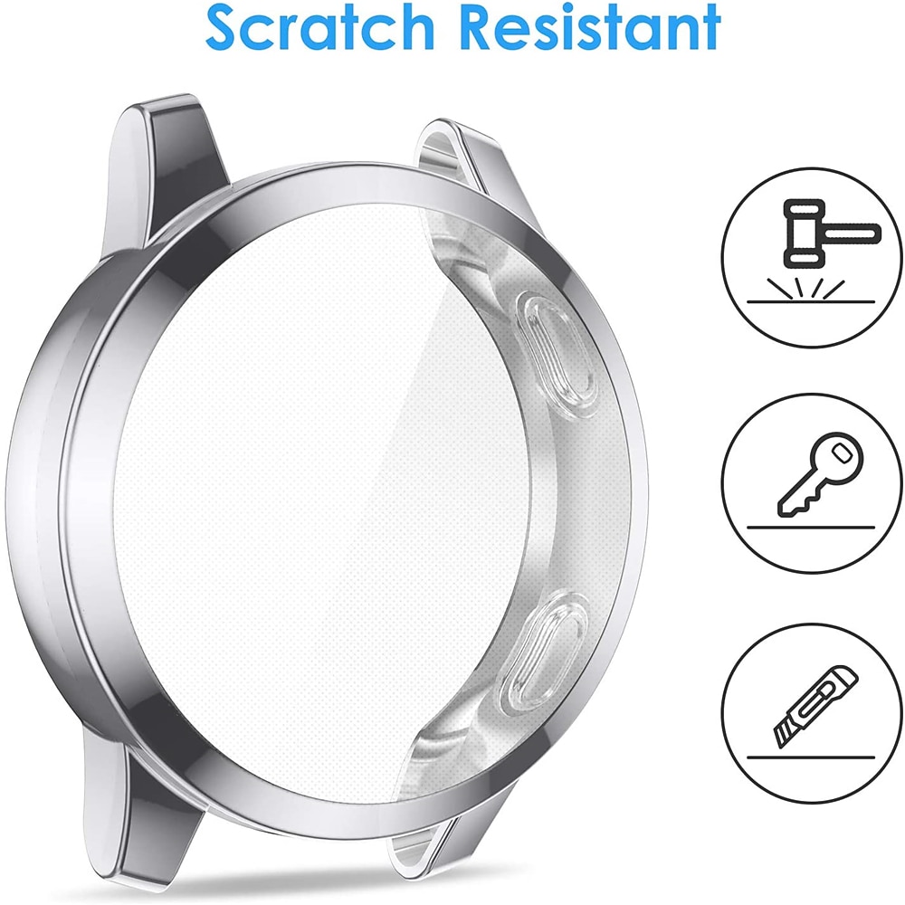 Чехол для часов с защитной пленкой для экрана Совместим с Garmin Venu / Garmin Vivoactive 4 / Vivoactive 4S / Venu® 2S 40 мм / Garmin Venu® 2 Полная защита тела HD Очистить Защита от удара ТПУ Часы 2025 - $10.99 –P7