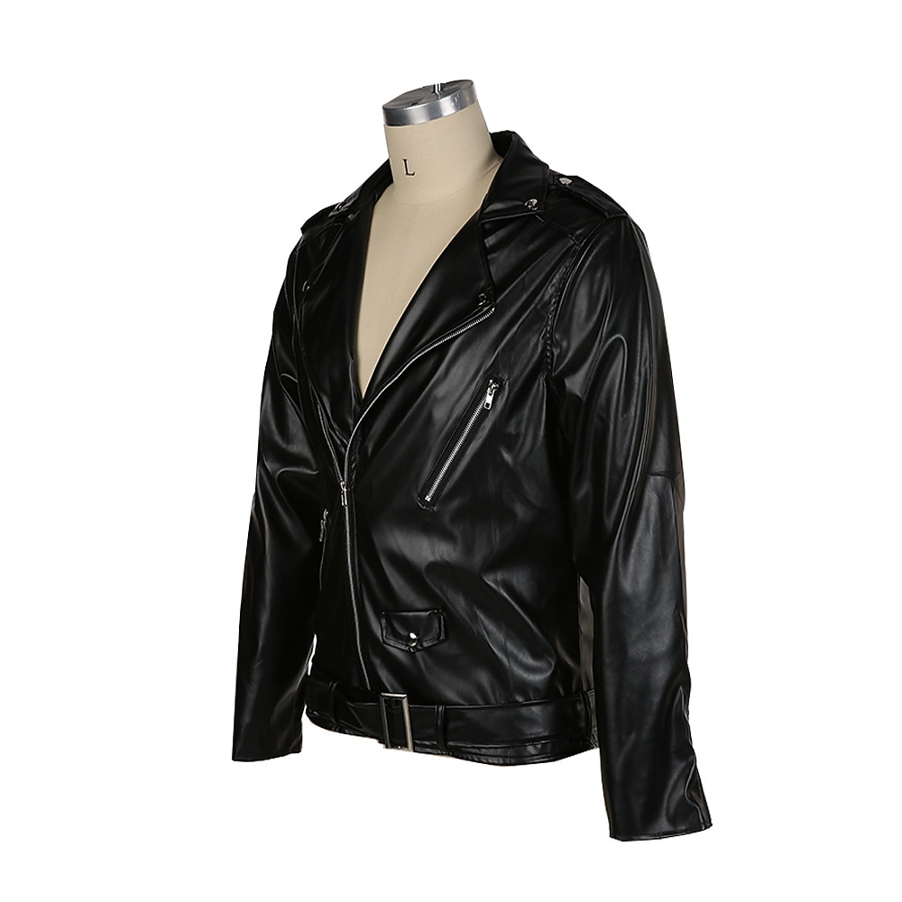 Per uomo Giubbotto Giacca di pelle sintetica Giacca da motociclista Giacca da moto Attività commerciale Giornaliero Tenere al caldo Antivento Tasche Autunno Tinta unica Streetwear Lavoro Collo del 2026 a $57.99 –P11