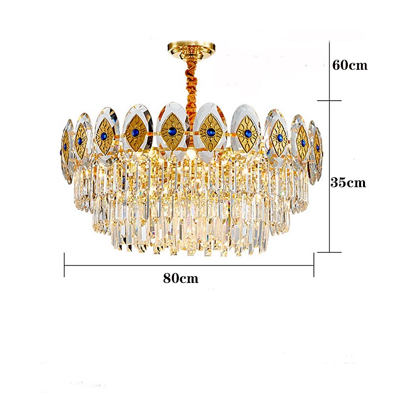 lampada a sospensione a led 80 cm lampadario a sospensione design lanterna in acciaio inox elettrolitico moderno 220-240v del 2025 a $2315.99 –P6