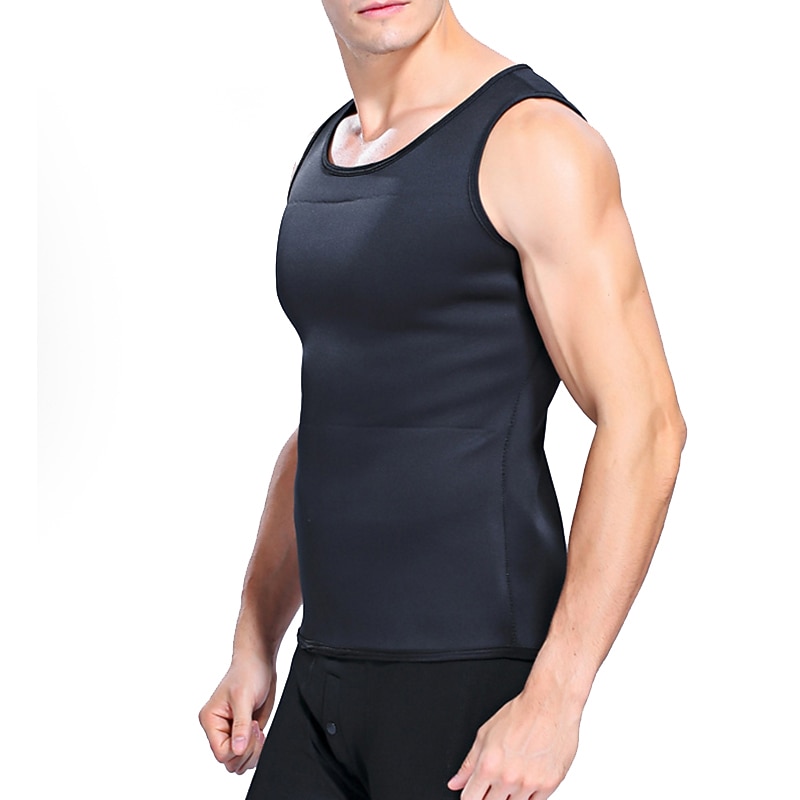 Άντρες Εξάσκησκη μυϊκού σωματικού βάρους Χτίσιμο μυών Έλεγχος εφίδρωσης Δερμάτινη τσάντα Sweat Shaper Γιλέκο σάουνας Για Γυμναστήριο προπόνηση Φυσική Κάτάσταση 2026 - $11.49 –P4