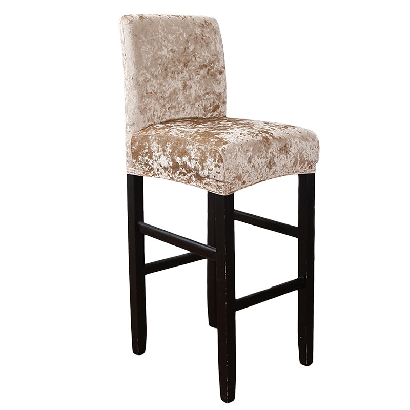 Velvet Bar Stool Covers Stretch, Burgundy Soft Non Slip Height Stool Covers with Elastic Bottom Removable Washable High Seat Chair Protectors for Dining Room Kitchen Barstool 2025 - $12.49 –P15