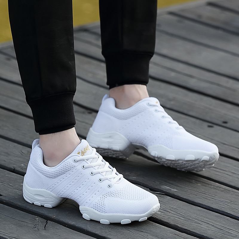 ανδρικά αθλητικά παπούτσια χορού από δίχτυ που αναπνέουν - ελαφριά παπούτσια τζαζ με κορδόνια με μαλακή σόλα για άνεση και ευελιξία 2026 - $59.99 –P13