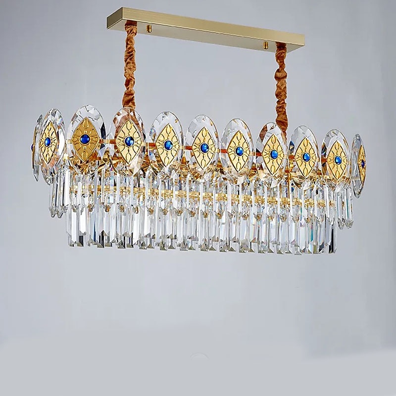 lampada a sospensione a led 80 cm lampadario a sospensione design lanterna in acciaio inox elettrolitico moderno 220-240v del 2025 a $2315.99 –P15