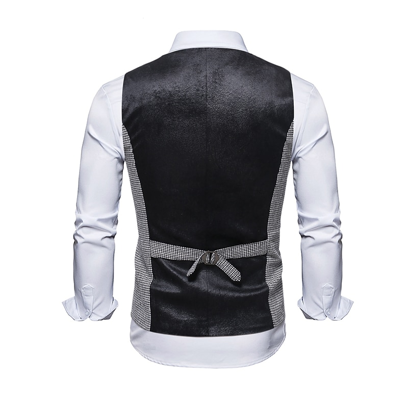 Retro / vintage Urlați 20 de ani Anii 1920 Vestă Gatsby Gangsteri Bărbați Mascaradă Petrecere / Seara Petrecerea Burlăcițelor Adulți vestă 2025 - $37.99 –P5