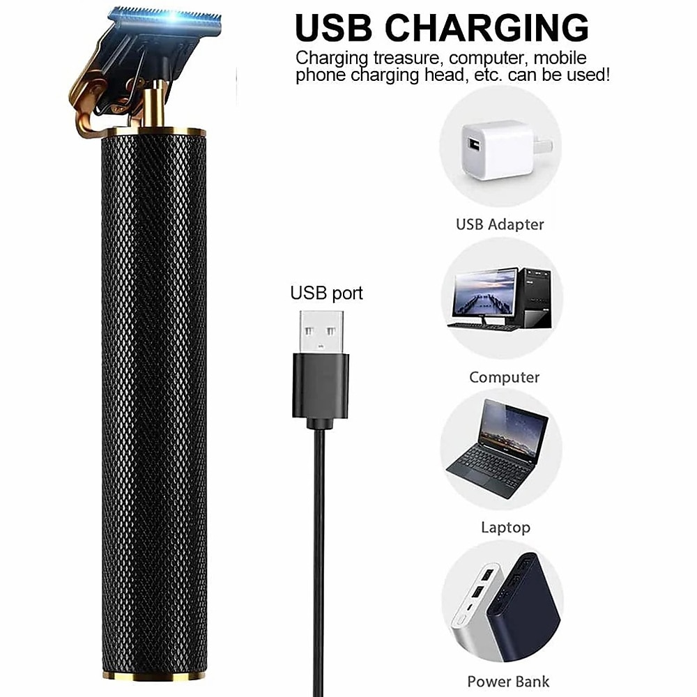 Professional Hair Clippers Men's Hair Clippers Men's Electric Hair Trimmer Men's Hair Trimmer with 4 Distance Combs Limited Distance USB Rechargeable Valentine's Day Gift 2026 - $21.99 –P2