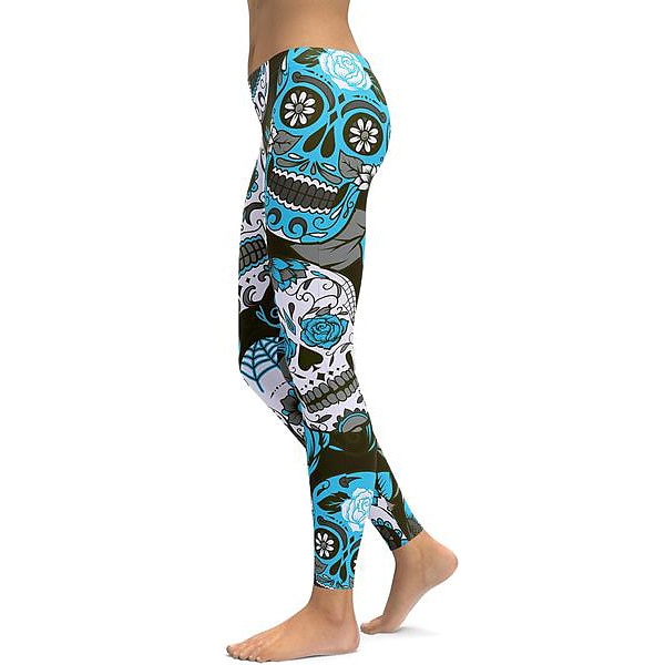 Retro Antiguo Punk y gótico Años 70 Polainas Pantalones de entrenamiento Calavera Cráneos Mujer Víspera de Todos los Santos Carnaval Mascarada Fiesta / Noche Despedida de Soltera Adulto Pantalones 2025 - $14.99 –P6
