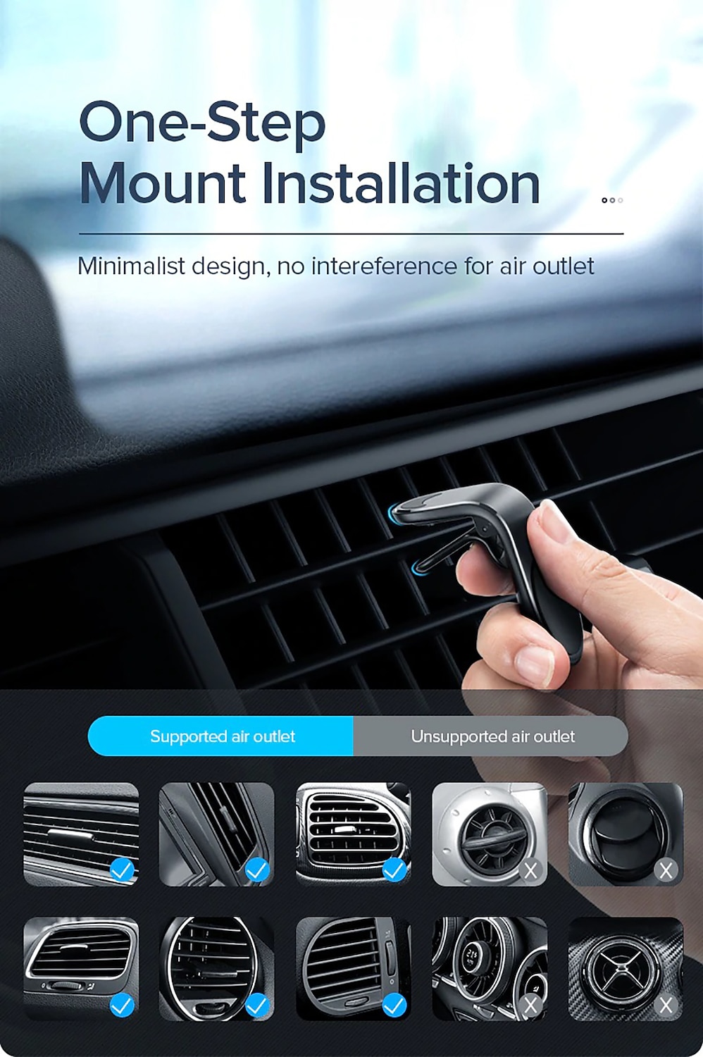 Metal Magnetic Car Phone Holder Mini Air Vent Clip Mount Magnet Mobile Stand For iPhone XS Max 11Pro Xiaomi SAMSUNG Galaxy Note10 Smartphones 2025 - $14.99 –P13