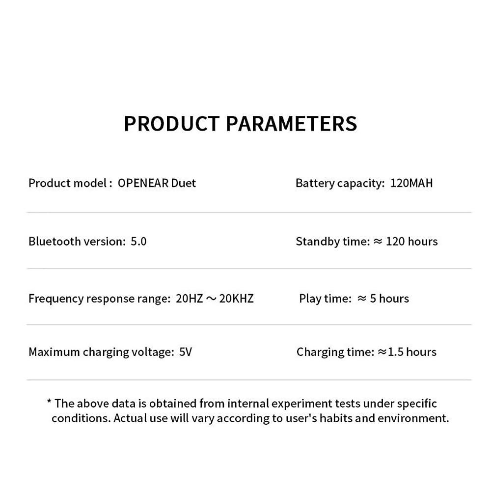 LITBest DYY-1 Наушники с костной проводимостью Наушники с костной проводимостью Bluetooth 5.0 Стерео для Яблоко Samsung Huawei Xiaomi MI 2025 - $31.99 –P13