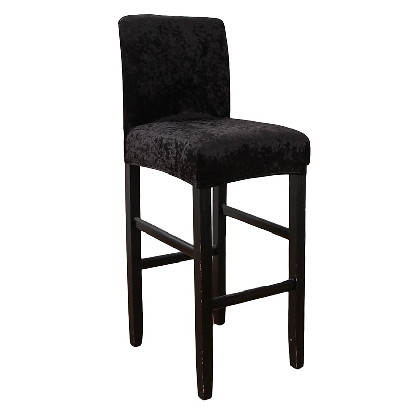 Velvet Bar Stool Covers Stretch, Burgundy Soft Non Slip Height Stool Covers with Elastic Bottom Removable Washable High Seat Chair Protectors for Dining Room Kitchen Barstool 2025 - $12.49 –P6
