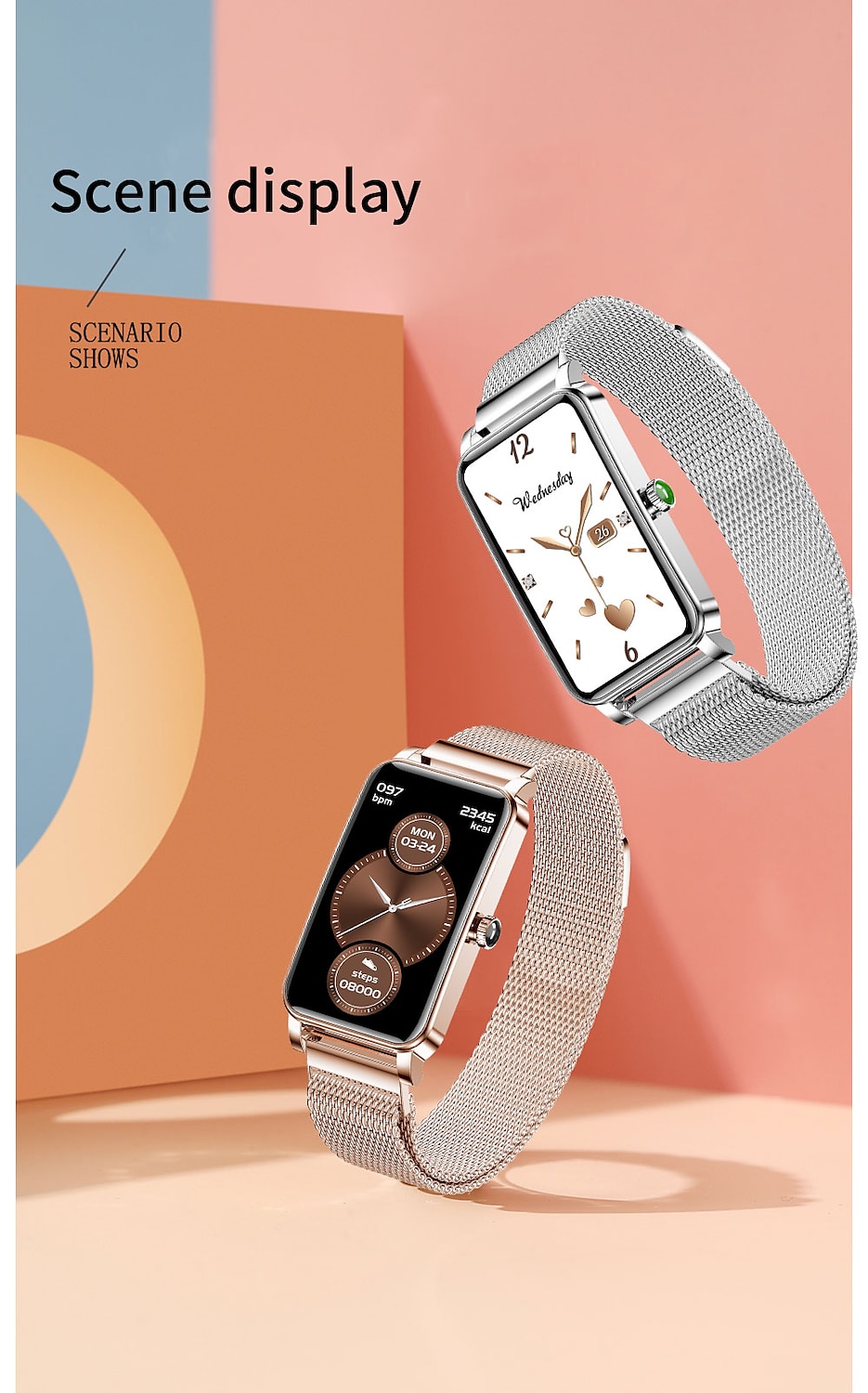 ZX19 Smart Watch 1.45 inch Smartwatch Fitness Running Watch Bluetooth Pedometer Sleep Tracker Heart Rate Monitor Compatible with Android iOS Women Call Reminder Camera Control Step Tracker IP68 25mm 2025 - $57.99 –P15